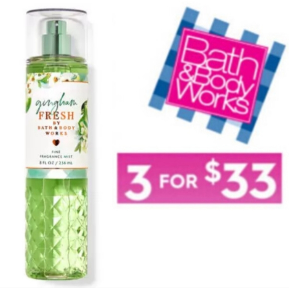 Bath & Body Works Bath & Body Gingham Fresh By Bath Body Works Poshmark